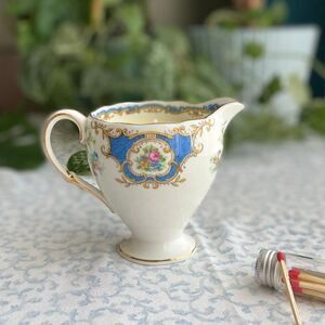Vintage Foley Broadway Bone China Soy Candle Gardenia Tuberose